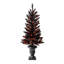 Arbre de véranda illuminé noir 4 pi