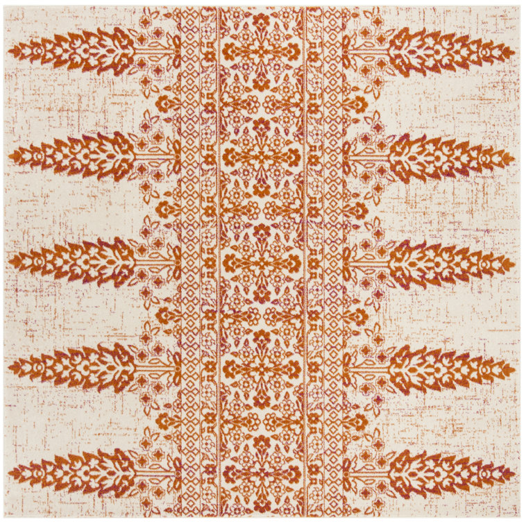 Annette Floral Ivory/Gold Area Rug