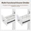 Base de meuble-lavabo simple 35,6 po en blanc seulement