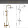 Complete Shower System with Rough-in Valve