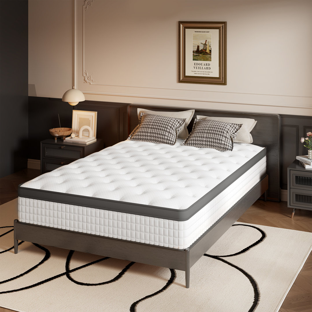 25cm Medium Hybrid Mattress – Memory Foam & Pocket Spring Mattress in a Box