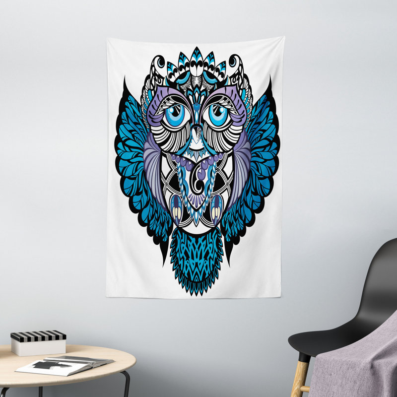 Tapisserie tribale en polyester, H 60 po x l 40 po