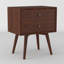 Solid Wood Bedside Table-1409737467