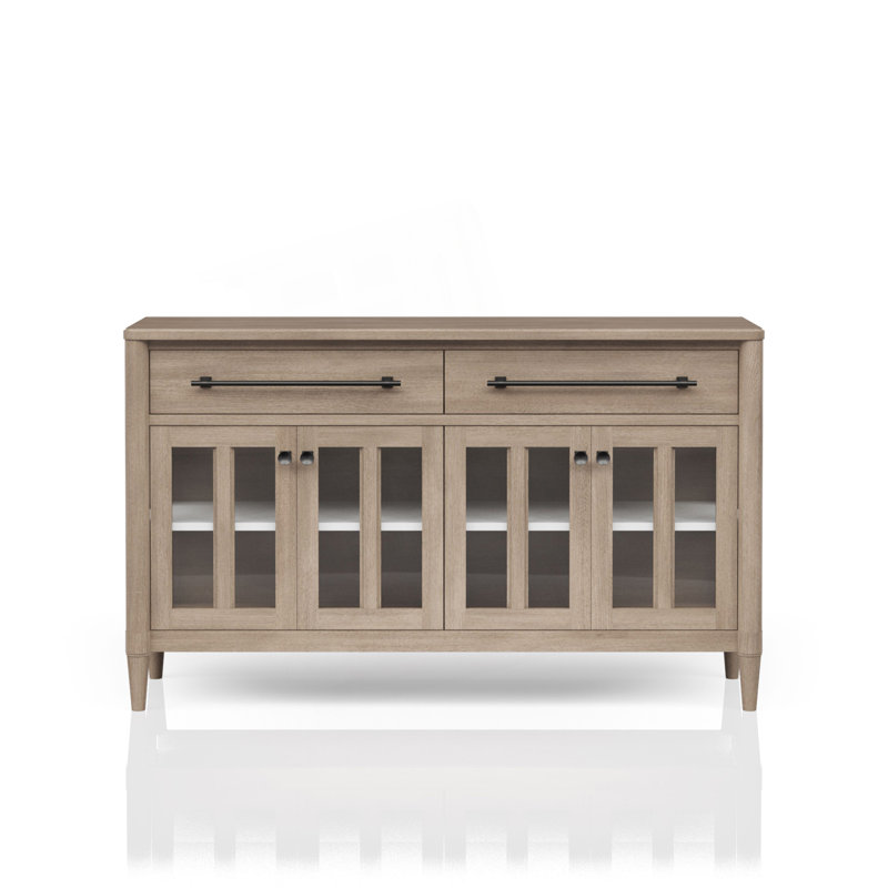 Buffet avec portes en verre
