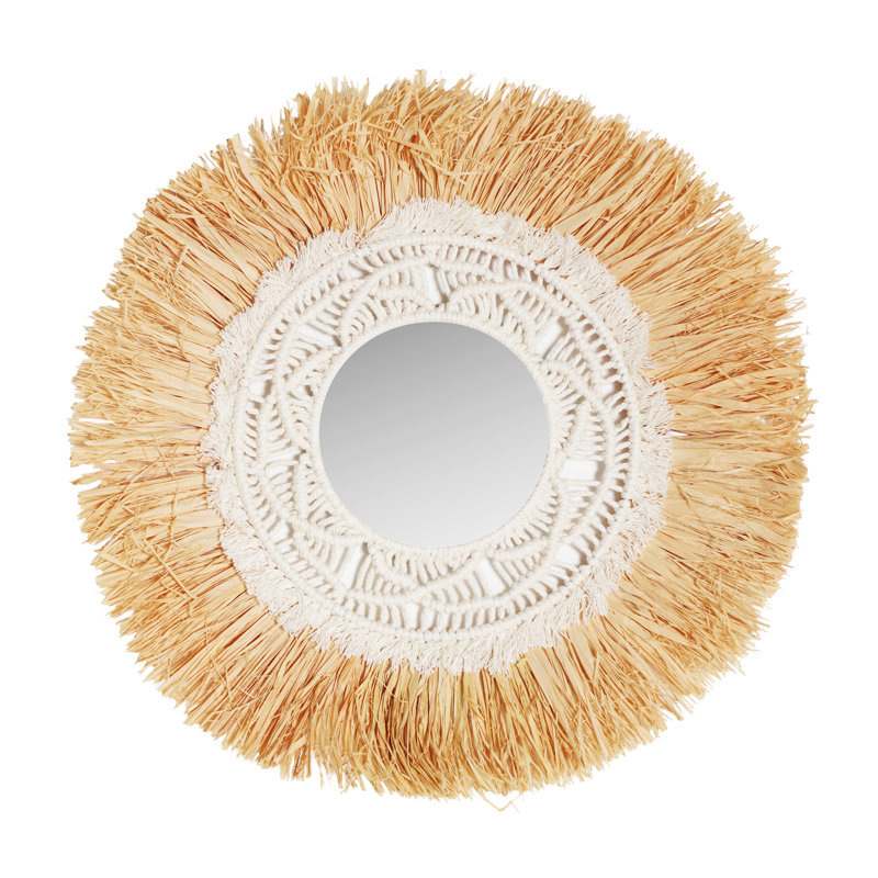 Julee Solid Wood Wall Mirror