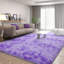 Tapis à longs poils teintés pour salon-114292840