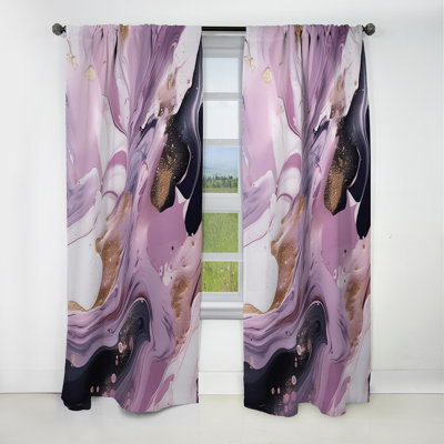 Suttle - Abstract Marble Marble Blackout Curtain - 1 Panels