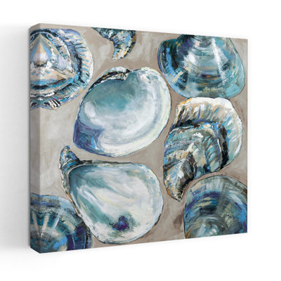 Summer Party Blue Coastal Art