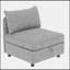 Canapé modulaire modulaire, siège convertible avec rangement, ensembles comprenant un canapé à trois places, une causeuse et une chaise simple (1 + 2 + 3 sièges) pour le salon