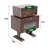Soild Wood Robot End Table Side Table With 360° Rotation-1220781443