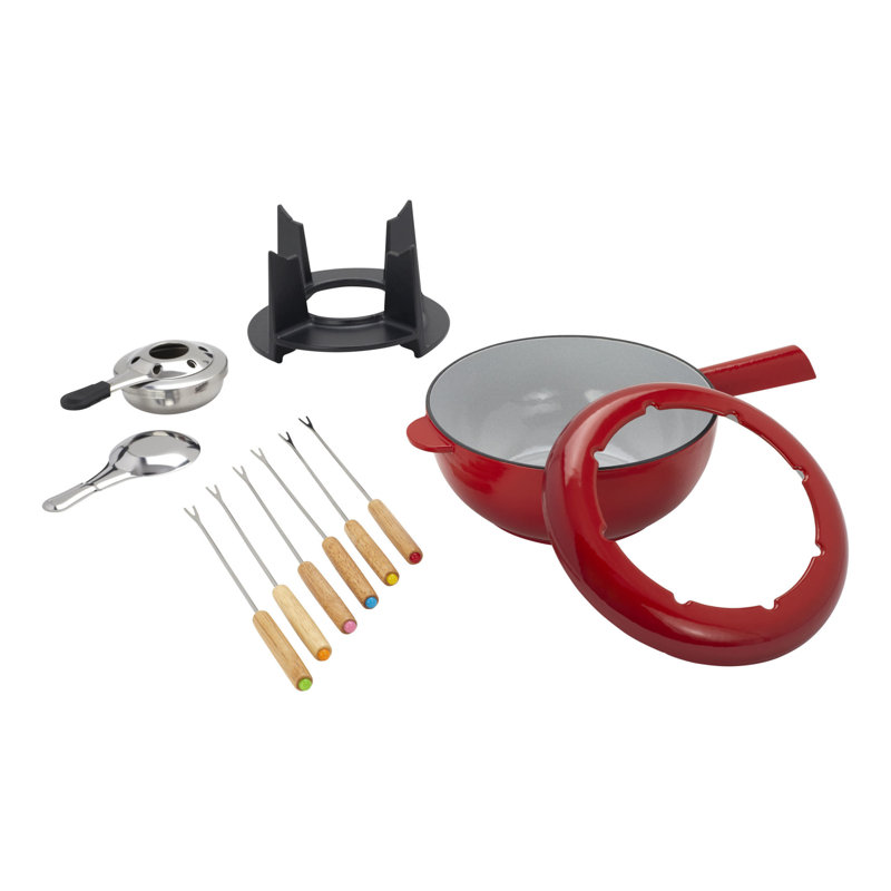 Cast Iron Fondue Set