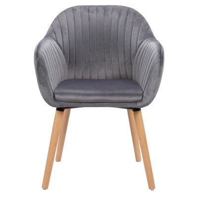 Mirakel 47cm H Velvet Upholstered Armchair