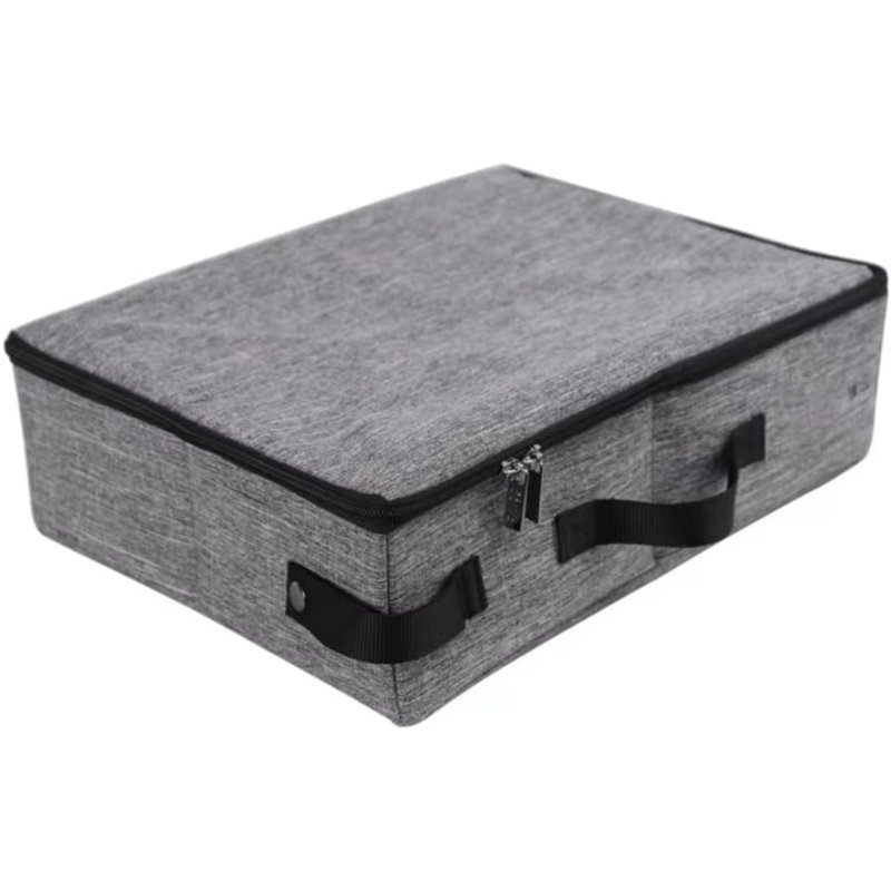 Bac à litière de voyage avec couvercle et poignée portable - litière de voyage imperméable et pliable pour chats, transporteur de litière pliable et portable