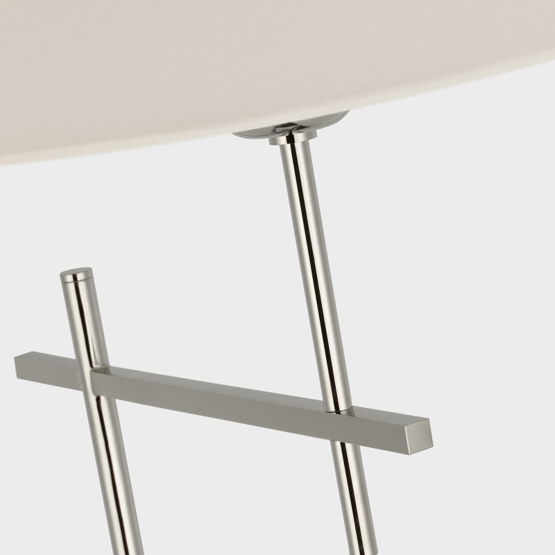 Hackney Cordless Floor Lamp by J. Randall Powers, Polished Nickel