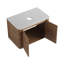 30'' Wall-Mounted Bathroom Vanity With Ceramic Art Sink & 2-Soft-Close Door