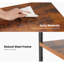 Table de bout à 3 niveaux avec pieds réglables, petite table de chevet peu encombrante pour le bureau de la chambre à coucher