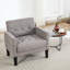 Fauteuil de salon capitonné-1213965079