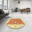 Tapis décoratif multicolore à motif abstrait-629860491