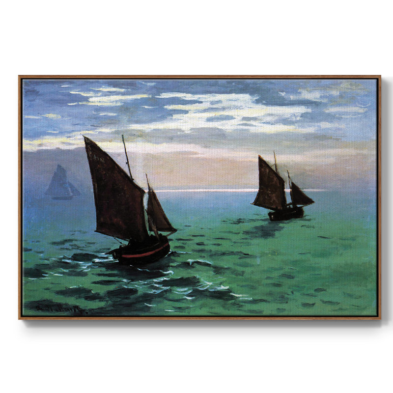 " Le Havre ", 25" H x 37" W x 2" D, Walnut