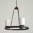 Kemal Three Light Chandelier from Generation Lighting -1107049999-1107065824-1107049998
