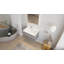 Ensemble de meuble-lavabo mural simple 24 po avec plateau en marbre Arlie-639997298