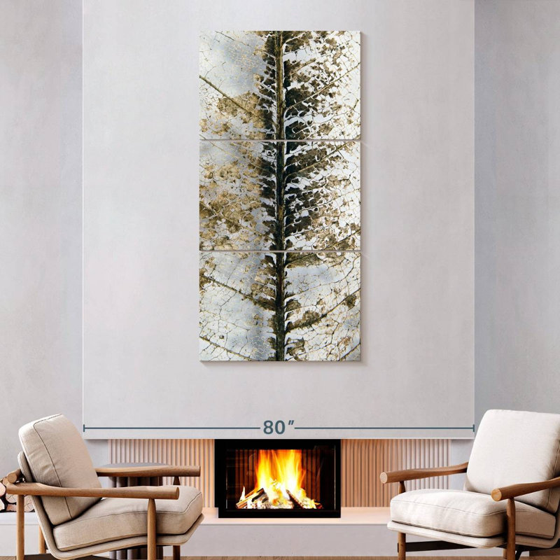 Leaf Structure, 75" H x 36" W