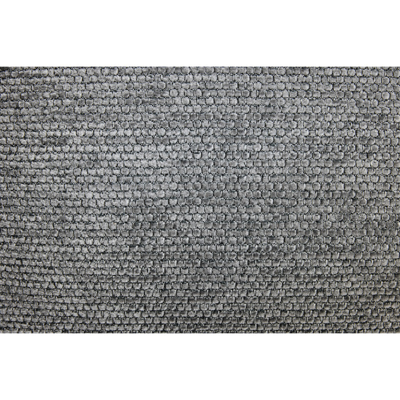 Chaise ergonomique en chenille avec rembourrage en mousse et structure en bois - clou de pied d'isolation latérale en tissu gris