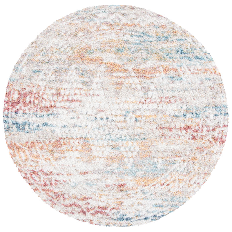 Wandle Performance Southwestern Rug, Round 6'7"