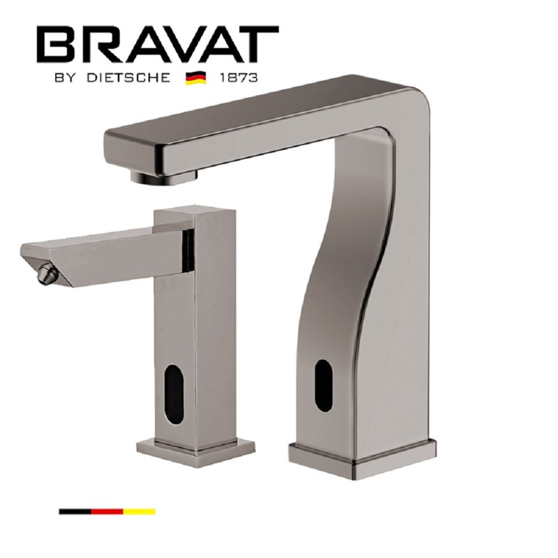 Robinet automatique à capteur de mouvement Bravat - élégant, hygiénique et durable