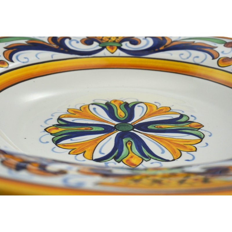 Deruta Handmade Ceramic Dinnerware Set - Service for 2