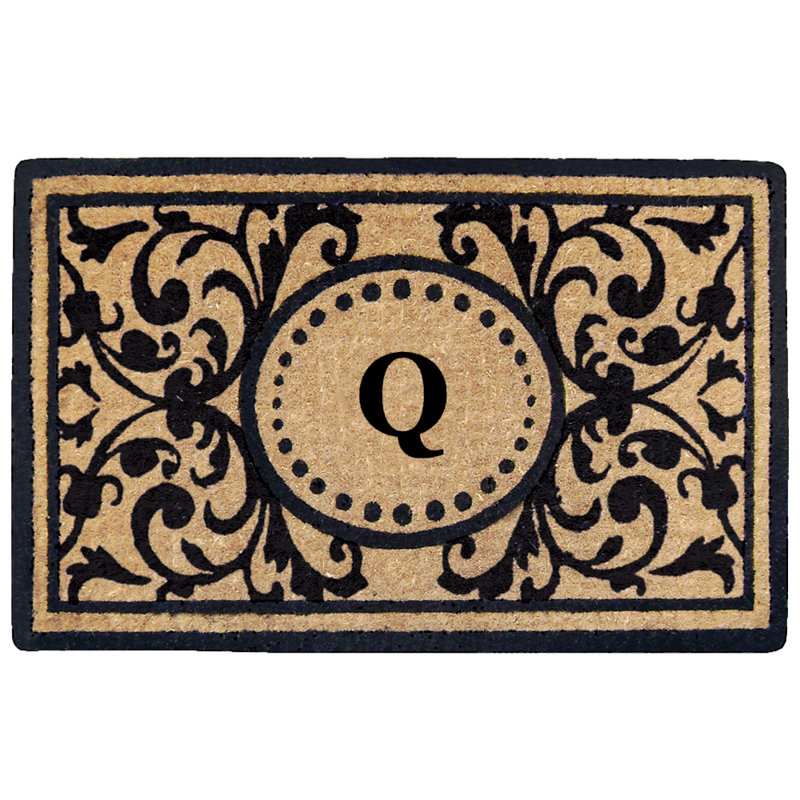 Osborne Non-Slip Floral Outdoor Doormat, Q