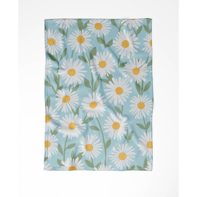 Sweet Daisy Soft Mink Fleece Velveteen Blanket