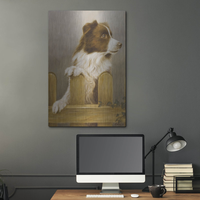 " Brown Collie " by John Silver, 36" H x 24" W