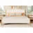 Giovanni Contemporary Upholstered Boucle Bed With Rubberwood Legs-2079578444