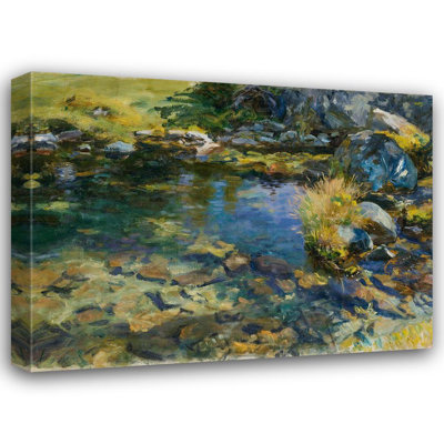 Lark Manor™ Sargent, John Singer Gallery Wrapped Canvas Art Titled: Alpine Pool