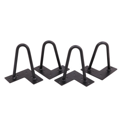 Hairpin Legs (Black) Diy Industrial Strength Mid Century Modern Table Legs,Set Of 4