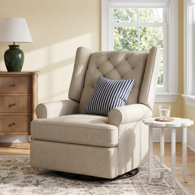 Allendale Upholstered Swivel Reclining Glider