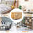 Bamboo Rolling File Storage Organizer Box