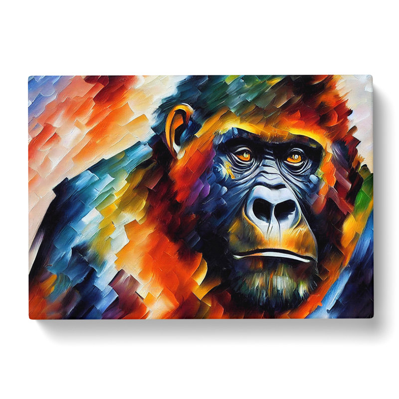 Gorilla Vol.5 Abstract - Wrapped Canvas, 40cm H x 60cm W x 3cm D