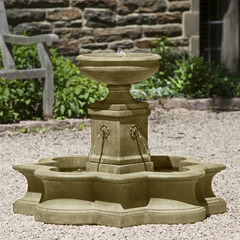 Beauvais Floor Fountain, English Moss