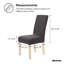 Housse pour chaise de salle à manger-27476539