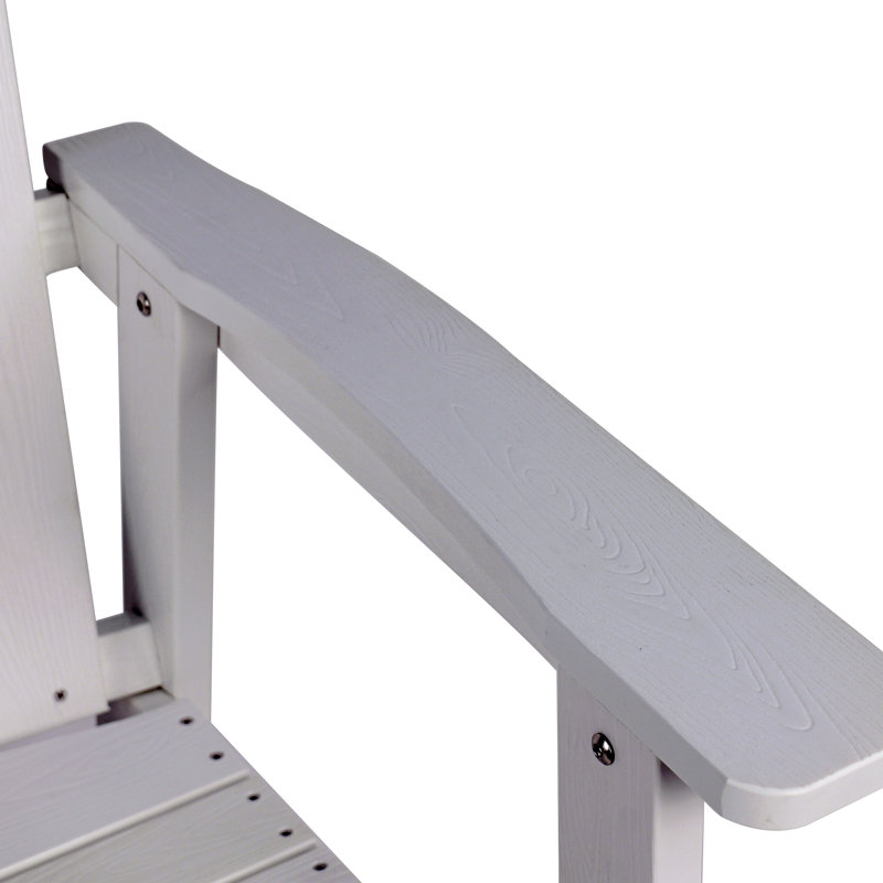 Méridienne d'extérieur, fabriquée en matériau robuste, équipé de 304 accessoires en acier inoxydable., Blanc