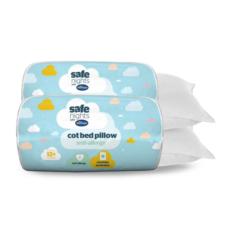 Silentnight Safe Nights Anti Allergy Cot Bed Pillow Pair