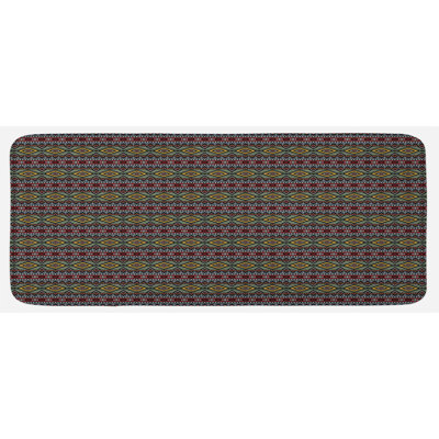 Eclectic Synthetic Kitchen Mat