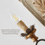 Appliques murales en bois sculpté vintage French Country