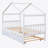 Annais Wooden House Bed with Trundle-958705453-958705454