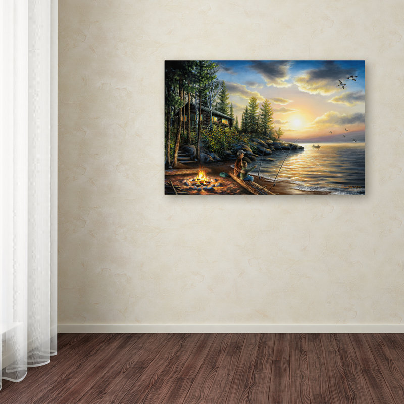 « summer nights », reproduction d’impression sur toile tendue, H 12 po x l 19 po