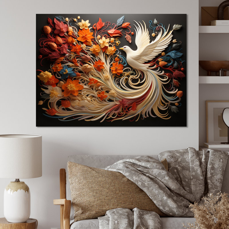 Ivelisse Christianity Pentecost Fire - Christianity, art mural sur toile, H 12 po x l 20 po x P 1 po, Toile tendue