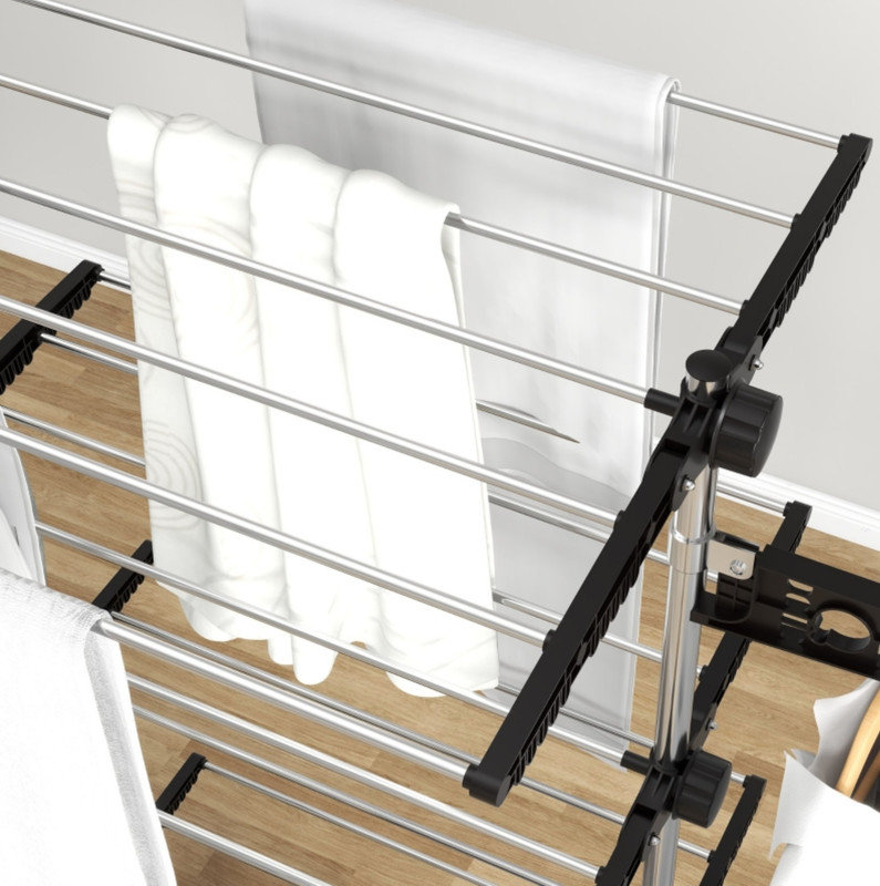 Stainless Steel Foldable Rolling Drying Rack