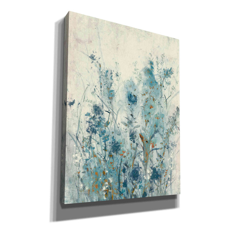 «Blue Spring II» par Tim O’toole, art mural sur toile, H 34 po x l 26 po x P 1,5 po